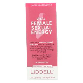 Liddell Homeopathic Female Sexual Energy Spray - 1 Fl Oz