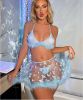 Butterfly Sheer Mesh Burr Sexy Suit